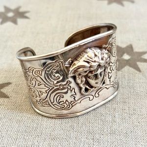 Vintage Gianni Versace sterling cuff bracelet